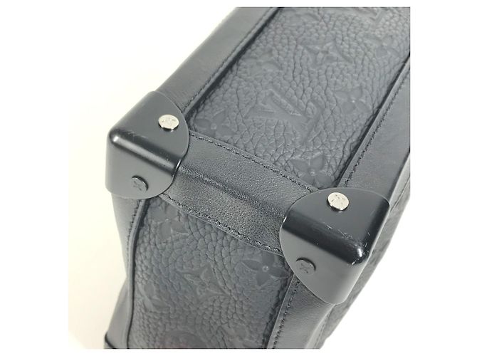 Louis Vuitton Taurillon Monogram Soft Trunk Umhängetasche Clutch Schwarz - Ansicht 8