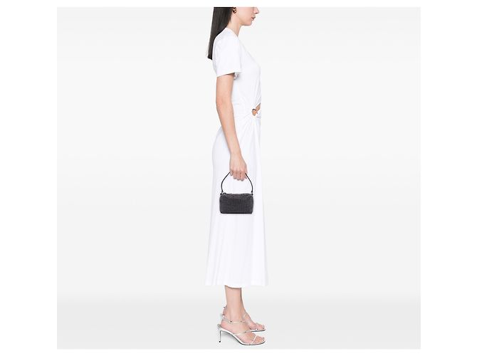 Bolso Heredero de Malla Negra con Cristales de Alexander Wang - vista 11