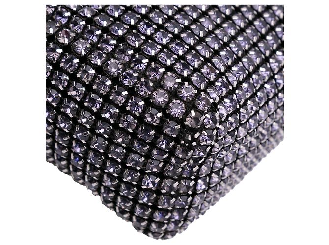 Bolso Heredero de Malla Negra con Cristales de Alexander Wang - vista 8
