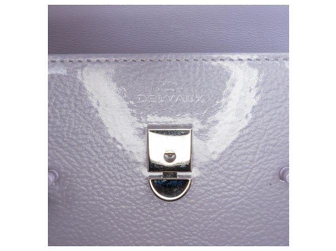 Borsa Tempete Micro in vernice viola di Delvaux Porpora - vista 5