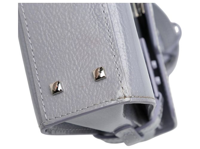 Borsa Tempete Micro in vernice viola di Delvaux Porpora - vista 7
