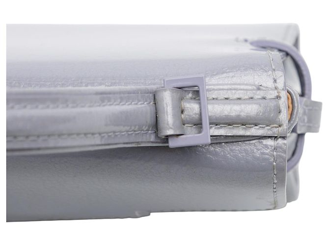 Borsa Tempete Micro in vernice viola di Delvaux Porpora - vista 8