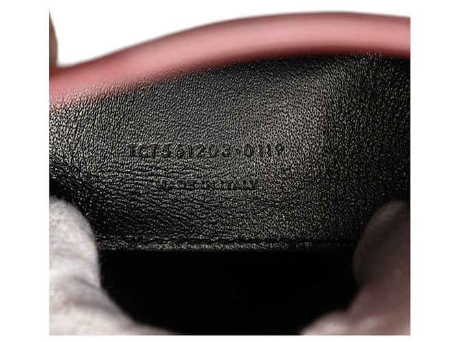 Bolsa Uptown pequena de couro vermelho da Saint Laurent - vista 6