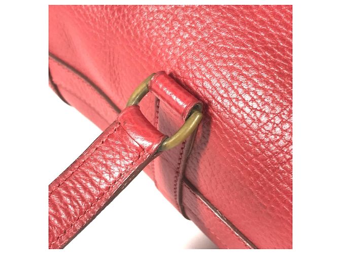 Hermès Vintage Mini Arty Boston Tasche Rot - Ansicht 10