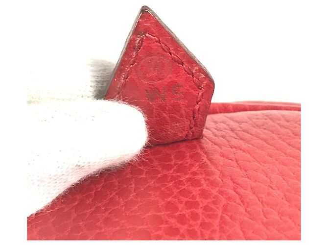 Hermès Vintage Mini Arty Boston Tasche Rot - Ansicht 11