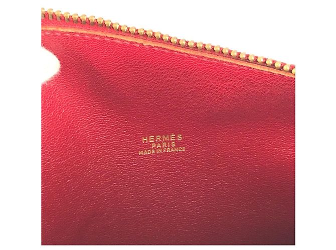 Hermès Vintage Mini Arty Boston Tasche Rot - Ansicht 13
