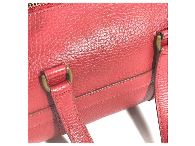 Hermès Vintage Mini Arty Boston Tasche Rot - Ansicht 16