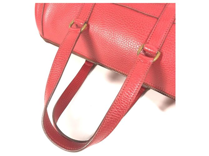 Hermès Vintage Mini Arty Boston Tasche Rot - Ansicht 8