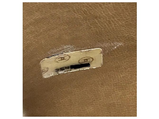 Borsa a spalla Chanel Vintage CC Coco Mark Beige - vista 14