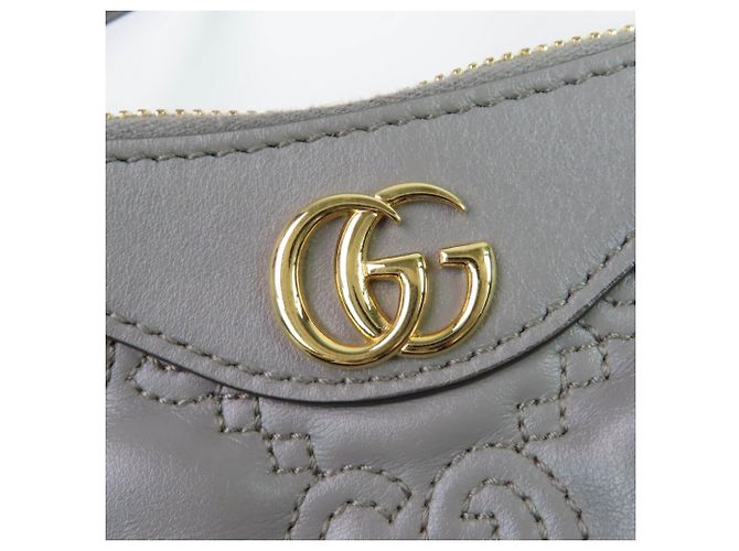 Borsa in pelle GG Matelassé Gucci 735049 Marrone - vista 11
