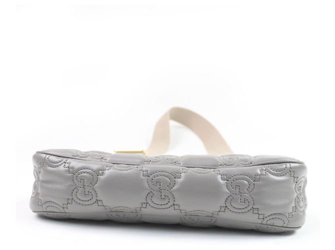 Borsa in pelle GG Matelassé Gucci 735049 Marrone - vista 4