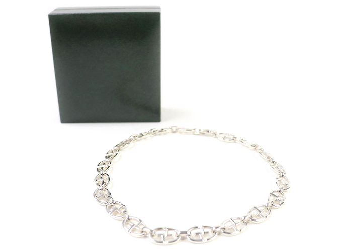 Gucci Vintage 925 Double G Ankerkette Choker - Ansicht 2