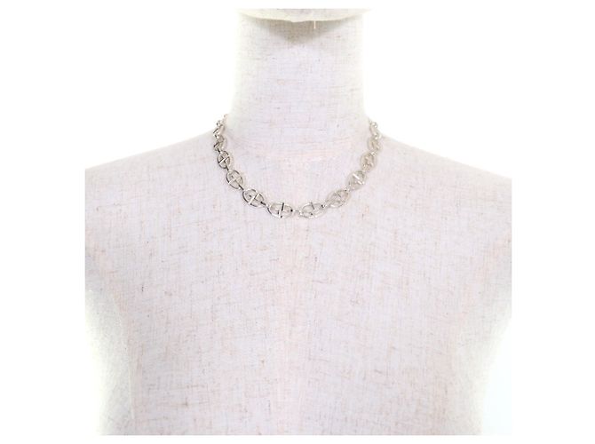 Gucci Vintage 925 Double G Ankerkette Choker - Ansicht 4