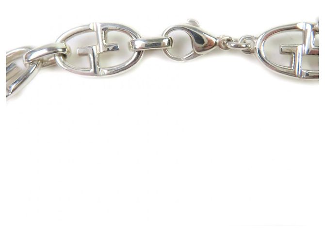 Gucci Vintage 925 Double G Ankerkette Choker - Ansicht 8