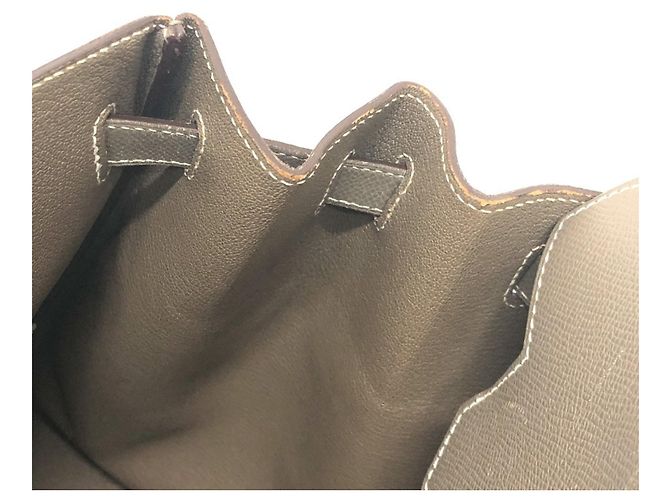 Bolso Hermès Birkin 40 Castaño Gris pardo - vista 15