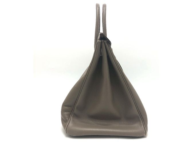 Bolso Hermès Birkin 40 Castaño Gris pardo - vista 4
