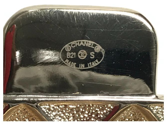 Collana a catena borsa matelassé CC Coco Mark B21S di Chanel D'oro - vista 12