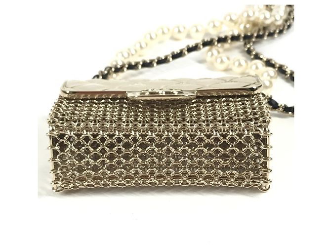 Collana a catena borsa matelassé CC Coco Mark B21S di Chanel D'oro - vista 8