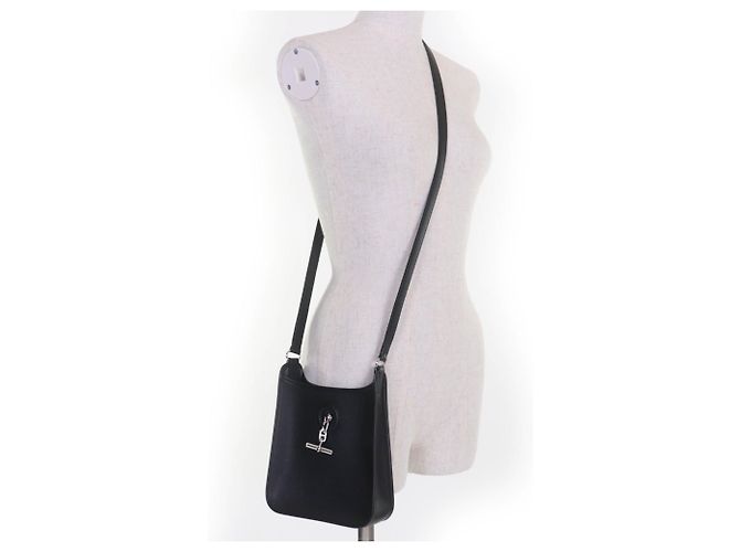 Hermès Borsa a Spalla HERMES Vespa TPM Nero - vista 9