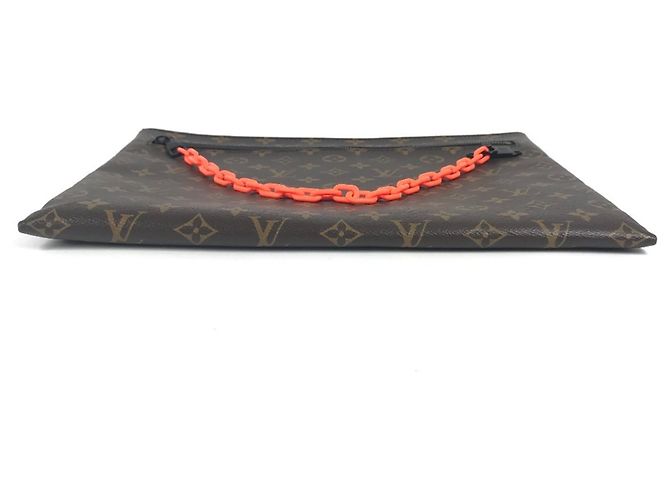 Pochette Monogram Solar Ray Louis Vuitton Marrone Arancione - vista 5