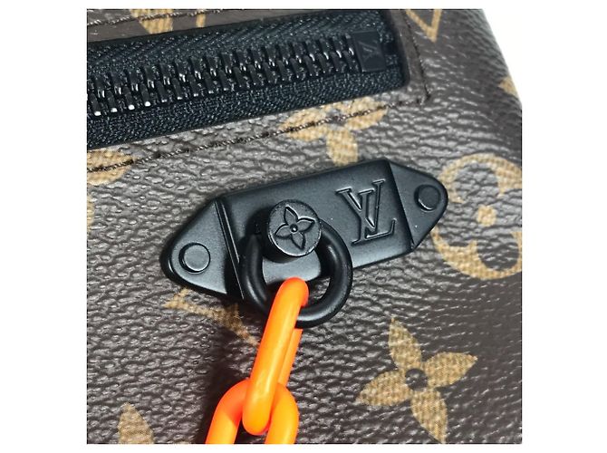 Pochette Monogram Solar Ray Louis Vuitton Marrone Arancione - vista 9