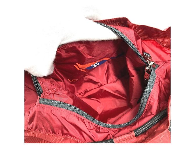 Zaino Louis Vuitton Damier Aventure Light Pack Nero Rosso - vista 12
