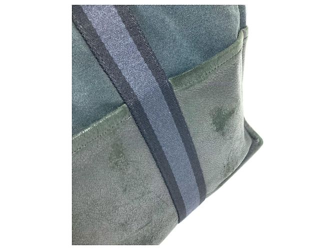 Hermès Foule MM Tote Bag aus Halb-Leder Schwarz - Ansicht 10