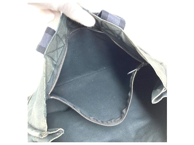 Hermès Foule MM Tote Bag aus Halb-Leder Schwarz - Ansicht 13