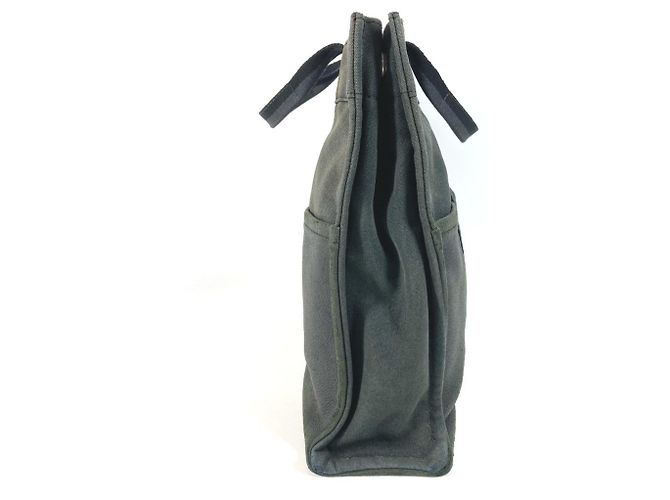 Hermès Foule MM Tote Bag aus Halb-Leder Schwarz - Ansicht 3