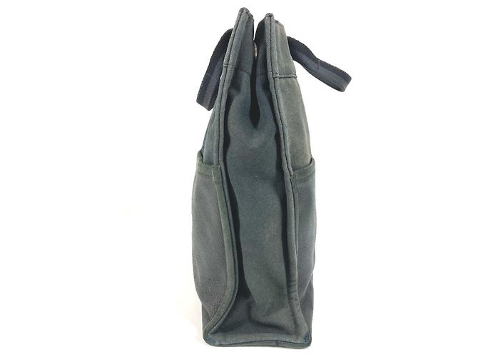 Hermès Foule MM Tote Bag aus Halb-Leder Schwarz - Ansicht 4