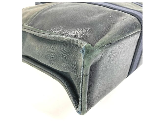 Hermès Foule MM Tote Bag aus Halb-Leder Schwarz - Ansicht 7