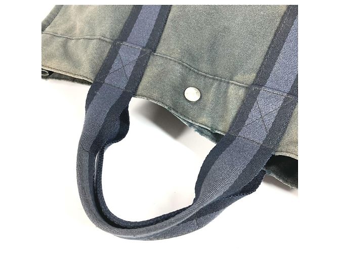 Hermès Foule MM Tote Bag aus Halb-Leder Schwarz - Ansicht 8