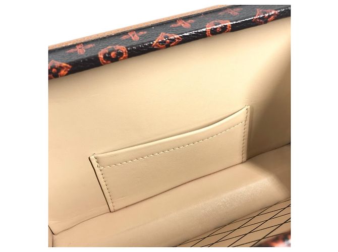 Borsa Clutch Petite Malle NM Catgram Monogram Louis Vuitton Marrone Rosso - vista 15