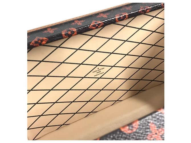 Borsa Clutch Petite Malle NM Catgram Monogram Louis Vuitton Marrone Rosso - vista 16