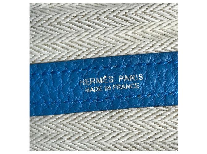Hermès Garden Party PM 36 Handtasche Blau Mehrfarben - Ansicht 16