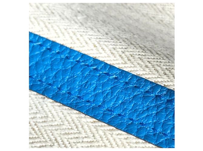 Hermès Garden Party PM 36 Handtasche Blau Mehrfarben - Ansicht 17