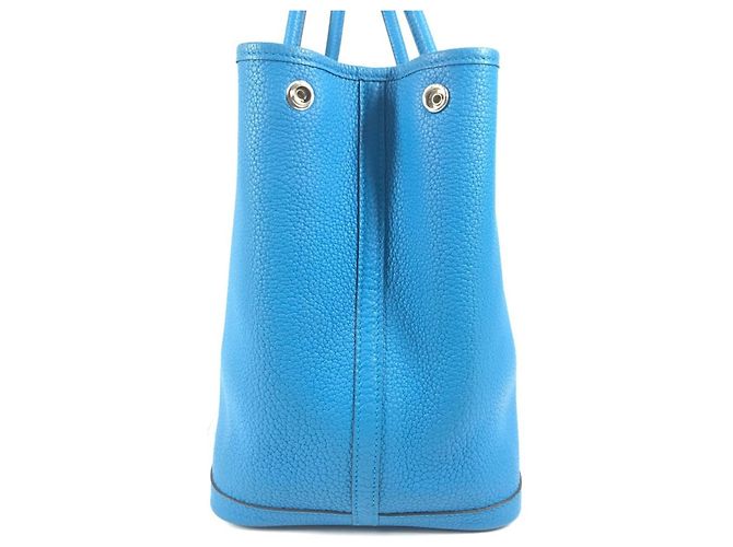 Hermès Garden Party PM 36 Handtasche Blau Mehrfarben - Ansicht 3