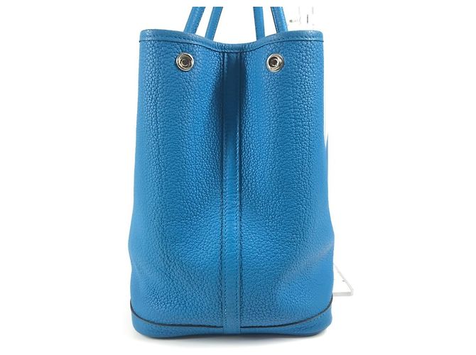 Hermès Garden Party PM 36 Handtasche Blau Mehrfarben - Ansicht 4
