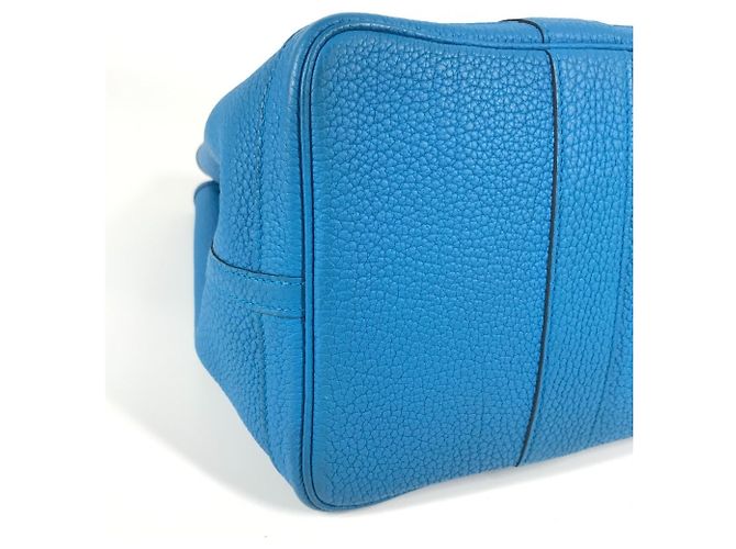 Hermès Garden Party PM 36 Handtasche Blau Mehrfarben - Ansicht 6