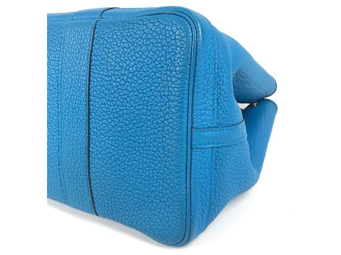 Hermès Garden Party PM 36 Handtasche Blau Mehrfarben - Ansicht 7