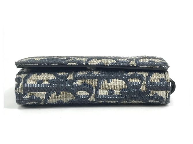 6-Ring Schlüsselcase Dior Logo Oblique Christian Dior Marineblau - Ansicht 6