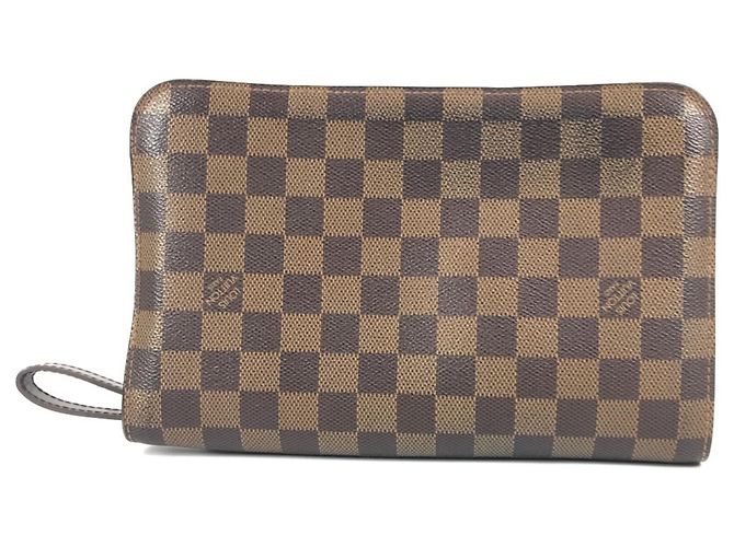 Clutch Saint Louis Damier Louis Vuitton Marrone Damier ebene - vista 2