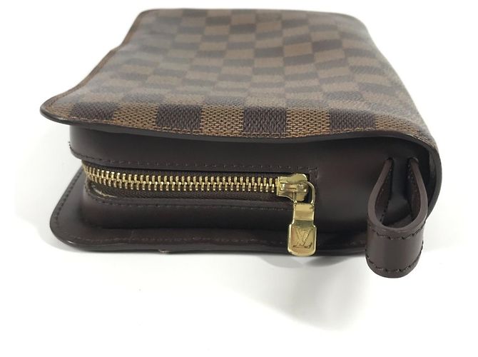 Clutch Saint Louis Damier Louis Vuitton Marrone Damier ebene - vista 4