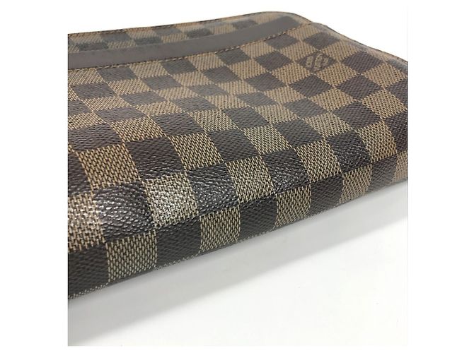 Clutch Saint Louis Damier Louis Vuitton Marrone Damier ebene - vista 7