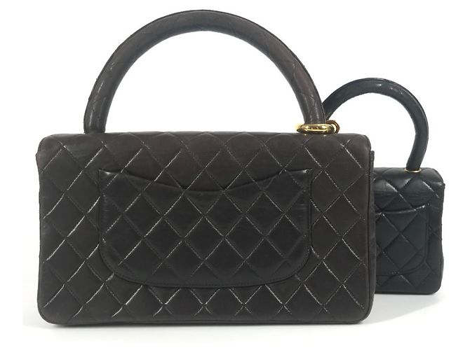 Borsa tote matelassé genitore-figlio di Chanel Nero - Ansicht 4