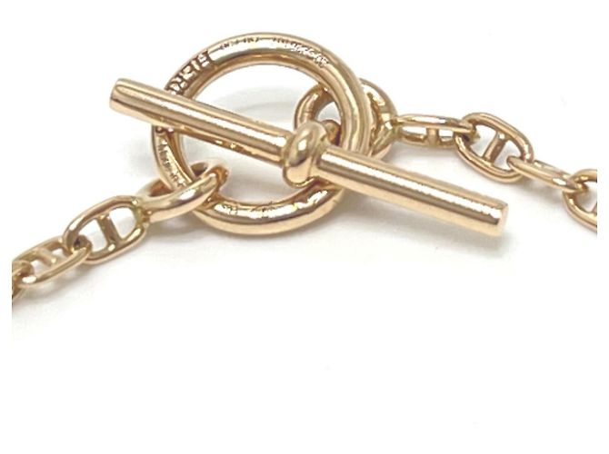 Hermès Bracciale Charm in Oro Rosa 18K con Diamanti di HERMES D'oro - vista 3