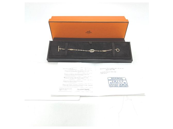 Hermès Bracciale Charm in Oro Rosa 18K con Diamanti di HERMES D'oro - vista 7