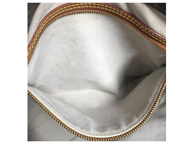 Louis Vuitton Monogram Dante Felsen Schultertasche Braun Silber Weiß - Ansicht 10