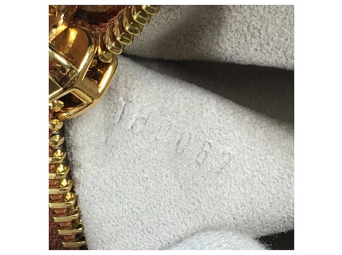 Louis Vuitton Monogram Dante Felsen Schultertasche Braun Silber Weiß - Ansicht 12