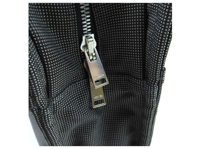 Hermès Her Line graue Canvas Tote Bag Braun - Ansicht 10